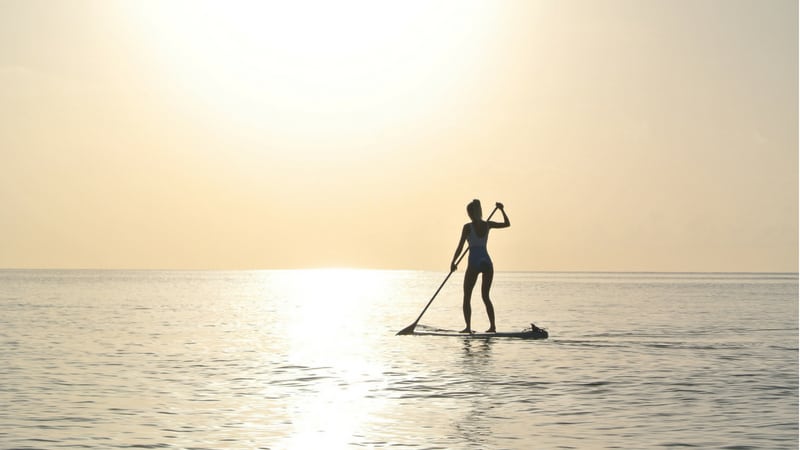 stand up paddle boarding in cornwall - cool places in Cornwall